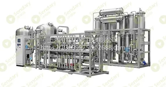 汾霖一体化蒸馏水机水蒸气蒸馏设备500L蒸馏水机图片